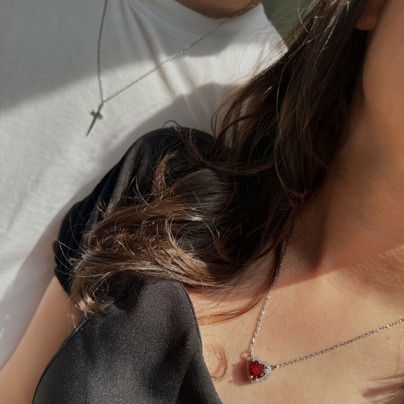 Heart and Sword Necklace