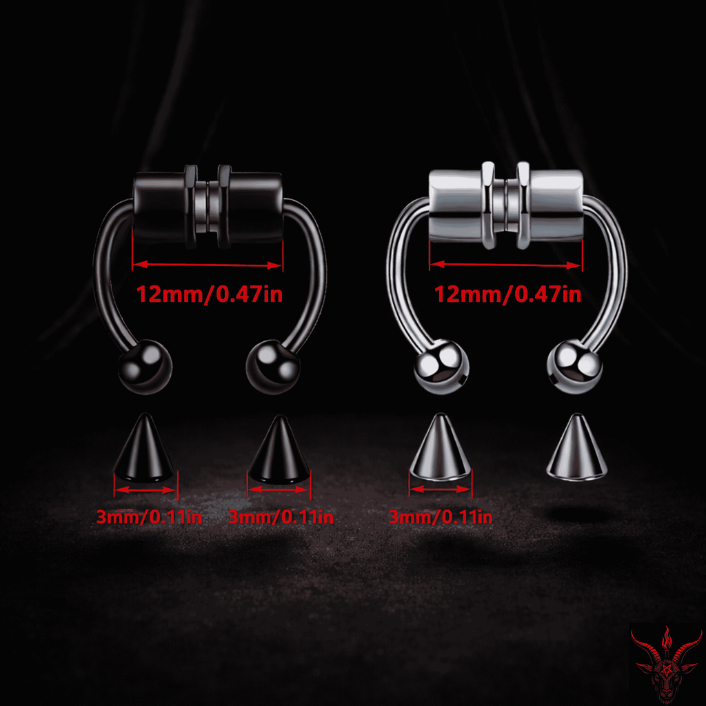 fake septum piercing