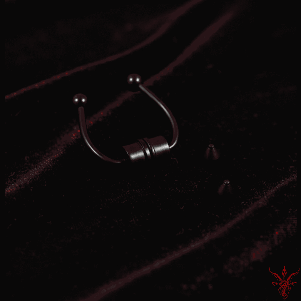 fake septum piercing