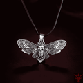 Skull Moth Necklace